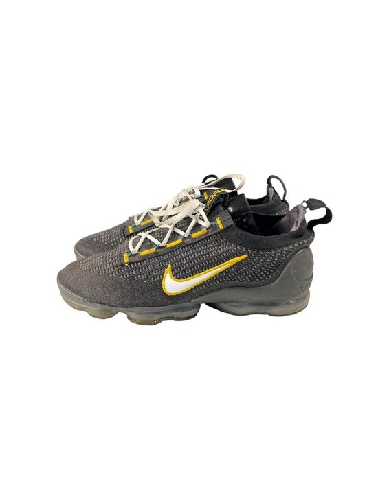 Nike Air VaporMax 2021 Flyknit Mens Shoes Size 11 Black/Yellow Lightweight